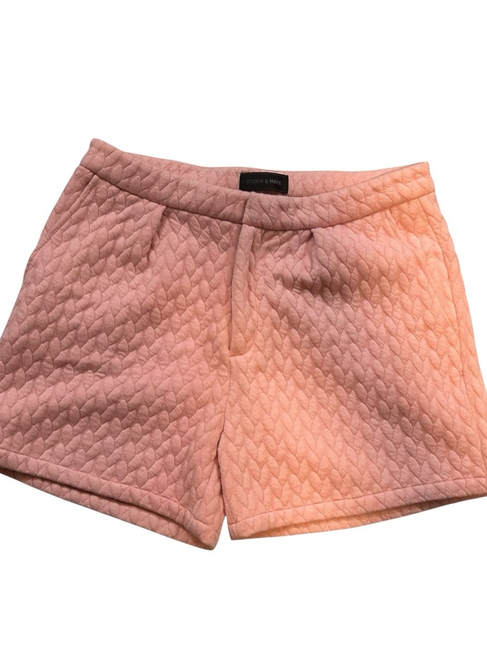 Storm and Marie Blush Quilted Bermuda Shorts